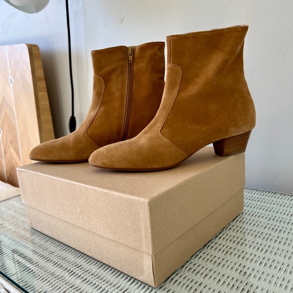 jamie haller the beatnik in camel suede - Picture 5 of 11